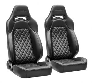 Corbeau Trailcat Reclining Front Seat Pair for 76-18 Jeep CJ-7, Wrangler YJ, TJ, JK & Unlimited TRAILCAT-