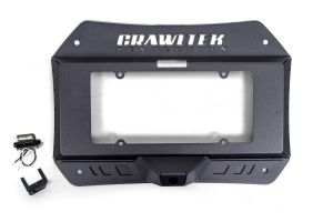 Crawltek Revolution Tailgate Plate- License Plate Relocation for 18+ Jeep Wrangler JL, JLU CWLJL38001