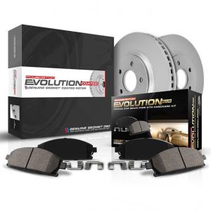 Power Stop Z17 Evolution Front Geomet Coated Brake Kit for 18-25+ Jeep Wrangler JL/JT Sahara & Rubicon CRK7940