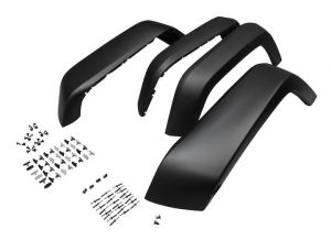Crown Automotive Fender Flare Kit (Smooth Black) for 07-18 Jeep Wrangler JK, JKU 5KCK