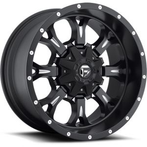 Fuel Off-Road D517 Krank Wheel in Black with Machined Accents 17x9 with 4.5in Back Space D51717902645