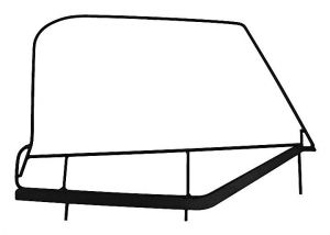 Crown Automotive Upper Door Frame Pair for 97-06 Jeep Wrangler TJ and Unlimited DF200TJ