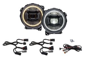 Diode Dynamics Elite LED Headlights for 18-26 Jeep Wrangler JL and Gladiator JT DD5166