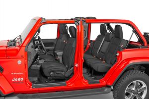 Diver Down Front and Rear Neoprene Seat Covers for 21+ Jeep Wrangler JL 4xE with Rear Seat Center Armrest 14167-4090-