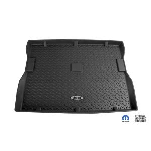 Rugged Ridge Cargo Liner in Black With Jeep Logo For 1976-95 Jeep CJ Series & Wrangler YJ DMC-12975.22