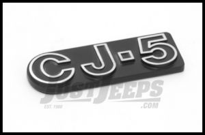 Omix-ADA CJ5 Emblem Stick On For 1973-83 Jeep CJ5 Official MOPAR Licensed Product DMC-5455179