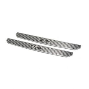 DV8 Offroad Front Sill Plates with DV8 Logo for 18+ Jeep Wrangler JL & Gladiator JT D-JL-180014-SIL2