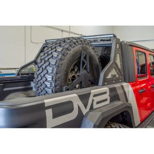 DV8 Offroad Stand Up In-Bed Tire Carrier for 20+ Jeep Gladiator JT TCGL-02