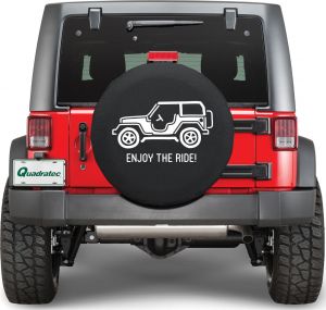 Quadratec Enjoy The Ride Tire Cover ENJOY-