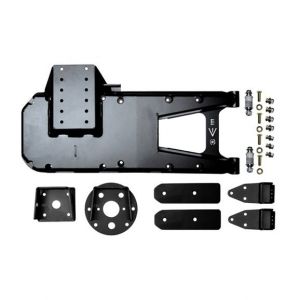 EVO Manufacturing Heavy-Duty Hinged Tire Carrier for 18+ Jeep Wrangler JL & JL Unlimited 3032B-