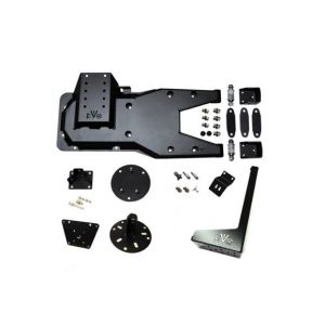 EVO Manufacturing Pro Series Hinged Tire Carrier with Mounts for 07-18 Jeep Wrangler JK & Unlimited JK EVO-233