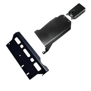 EVO Manufacturing Long Arm Compatible ProTek Skid Plate System for 12-18 Jeep Wrangler JK, JKU 211LA-