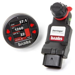 Banks Power Derringer Tuner with iDash SuperGauge for 2020-25 Jeep Wrangler JL and Gladiator JT with 3.0L Engine 66798