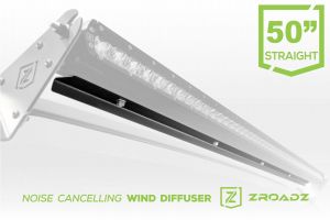 Zroadz Noise Cancelling Wind Diffuser for 50 Inch Straight Single Row LED Light Bar Z330051S