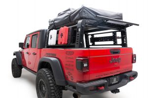 ZROADZ Access Overland Rack With Three Lifting Side Gates, Without Factory Trail Rail Cargo System for 20-24 Jeep Gladiator JT Z834201