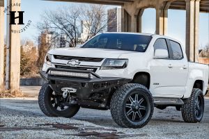 Addictive Desert Designs HoneyBadger Front Bumper for 2015 - 2020 Chevy Colorado, 2015 - 2020 GMC Canyon F357382720103