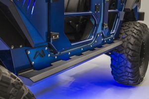 Fab Fours Light Rock Sliders for 07-18 Jeep Wrangler Unlimited JK JK07-G1450-1