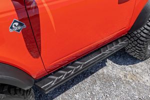 Rough Country BA2 Running Boards Side Step Bars for 2021+ Ford Bronco 2 Door 41008