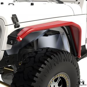 MetalCloak Overline Hi-Clearance Quick-Release Front Flare, Narrow Edition, Pair for 07-18 Jeep Wrangler JK, JKU 3280-