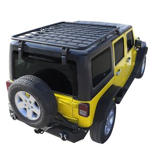 Paramount Automotive Flat Roof Rack for 07-18 Jeep Wrangler JK 2-Door & Unlimited JK 4-Door 81-10802