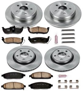 Power Stop Front & Rear Z16 Autospecialty Daily Driver OE Brake Kit for 05-10 Jeep Grand Cherokee WK & Commander XK KOE2220