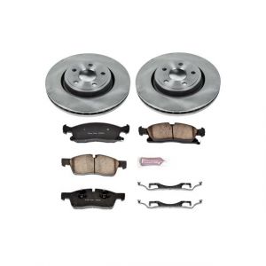 Power Stop Front Z16 Autospecialty Daily Driver OE Brake Kit for 11-15 Jeep Grand Cherokee WK2 with Vented Rear Rotors KOE5954