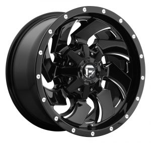 Fuel Off-Road D574 Cleaver Wheel in Black with Machined Accents D57417902645