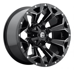 Fuel Off-Road D546 Assault Wheel 20X10 in Gloss Black & Milled Finish 5X4.5" & 5x5" Bolt Patterns D57620002647