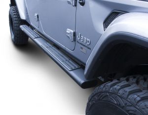 Go Rhino 6" OE Xtreme Side Steps in Textured Black for 20-26+ Jeep Gladiator JT 686451687T-