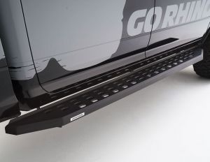 Go Rhino RB20 Running Boards in Textured Black without Step for 20-21 Jeep Gladiator JT 69451687PC