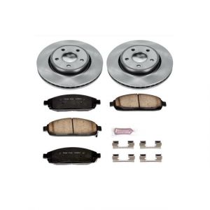 Power Stop Front Z16 Autospecialty Daily Driver OE Brake Kit for 05-10 Jeep Grand Cherokee WK & Commander XK KOE2219