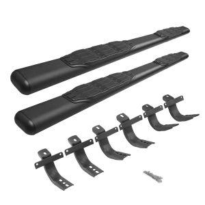 Go Rhino 5in 1000 Series Side Step Kit - Textured Black for 21+ Ford Bronco 4 Door 105412973T