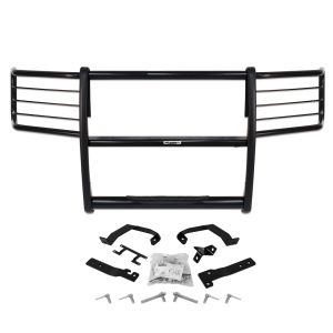 Go Rhino 3000 Series StepGuard with Brush Guards - Black Powder Coat for 17-22 Ford F-250 Super Duty, 17-22 Ford F-350 Super Duty 3373MB