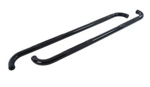 Go Rhino 4000 Series SideSteps With Mounting Bracket Kit - Powder Coat Black for 15-26 Ford F-150, 17-26 Ford F-250 Super Duty, 17-26 Ford F-350 Super Duty 4156B