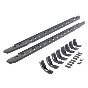 Go Rhino RB30 Slim Line Running Boards with Mounting Bracket Kit - Textured Black for selected Chevrolet and GMC models 69604887SPC