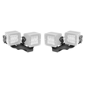 Go Rhino XE Center Hood Light Mount - Textured Black for 20-25 Jeep Gladiator, 18-26 Jeep Wrangler 732231T