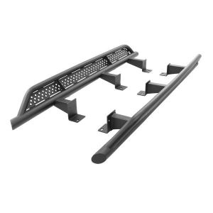 Go Rhino Frame Mounted Steel Sliders - Textured Black for 24-26 Toyota Tacoma FS4432T