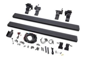 Go Rhino RealTruck VoltStep Electric Running Board Kit - Textured Black for 18-26 Jeep Wrangler 20450674PC