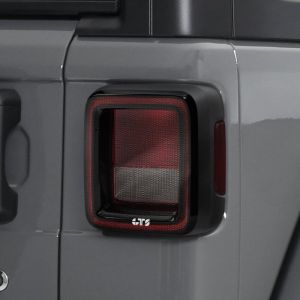 GT Styling Rear Taillight Covers 2pc. Carbon Fiber for 18+ Jeep Wrangler JL & JL Unlimited GT4644X