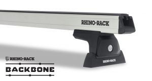 Rhino-Rack Heavy Duty RLT600 Silver 3 Bar Rhino-Rack Backbone Roof Rack For 2011-18 Jeep Wrangler Unlimited JK JA6391