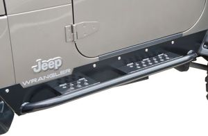 HyLine OffRoad Tube Step Rocker Panels for 97-06 Jeep Wrangler TJ 300300100