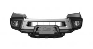 AEV Bison Front Bumper - Silver no tube For 2015-2022 Colorado 18062000AA