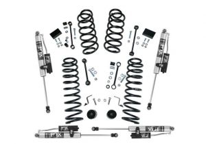 Superift 2.5in Dual Rate Coil Lift Kit w/ Fox 2.0 Res Shocks for 18+ Jeep Wrangler JL 2 Door K185FX