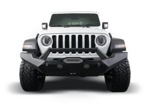 TrailFX Front Bumper Premium w/ Skid Plate For 2018+ Jeep Gladiator JT & Wrangler JL 2 Door & Unlimited 4 Door Models JL07T