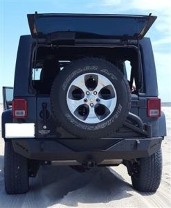 TrailFX Rear Bumper For 2007-18 Jeep Wrangler JK 2 Door & Unlimited 4 Door Models J050T