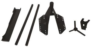 TrailFX Tire Carrier For 2007 - 2018 Jeep Wrangler JK 2 Door J021T