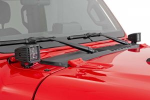 Rough Country 2-inch LED Cube Easy-Mount Kit for 18+ Jeep Wrangler JL, JLU & Gladiator JT 7006-