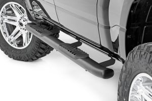 Rough Country Oval Nerf Step Crew Cab Black For 19-25 Ram 1500 21004