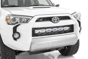 Rough Country LED Light Kit Bumper Mount 30" Black Dual Row For 14-20 Toyota 4Runner 70786
