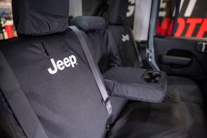 Covercraft Seat Cover SeatSaver for 18-24+ Jeep Wrangler JL Unlimited 4 Door SSJ8476FJ11WFBK